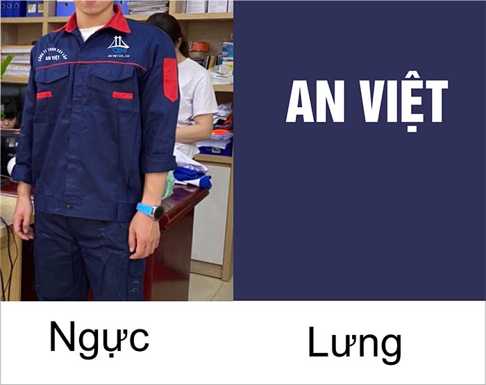 In đồng phục bảo hộ Công ty TNHH Xây lắp An Việt | In dong phuc bao ho