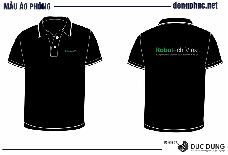 Áo công ty RoboTech | Ao cong ty