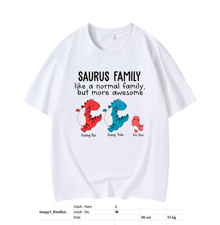 In áo phông Sarus Family | In ao phong dong phuc