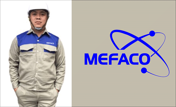 In áo bảo hộ công ty Mefaco | In ao bao ho dong phuc