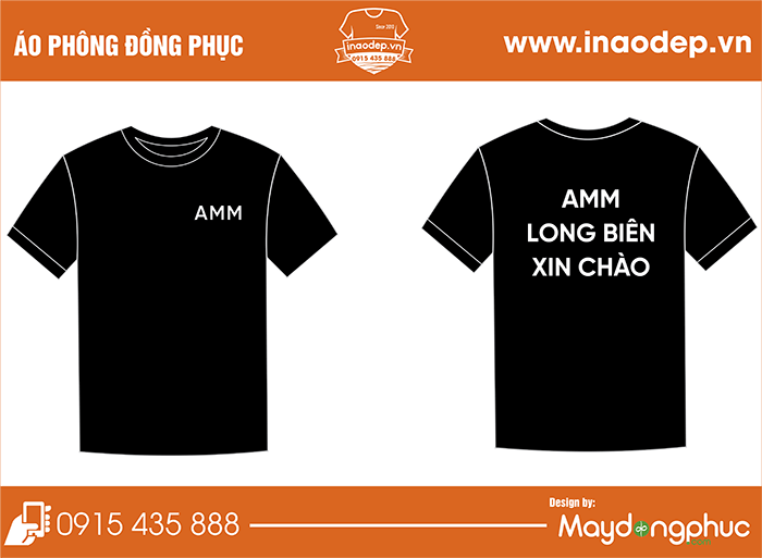 In áo phông Quán AMM Long Biên | In ao phong dong phuc