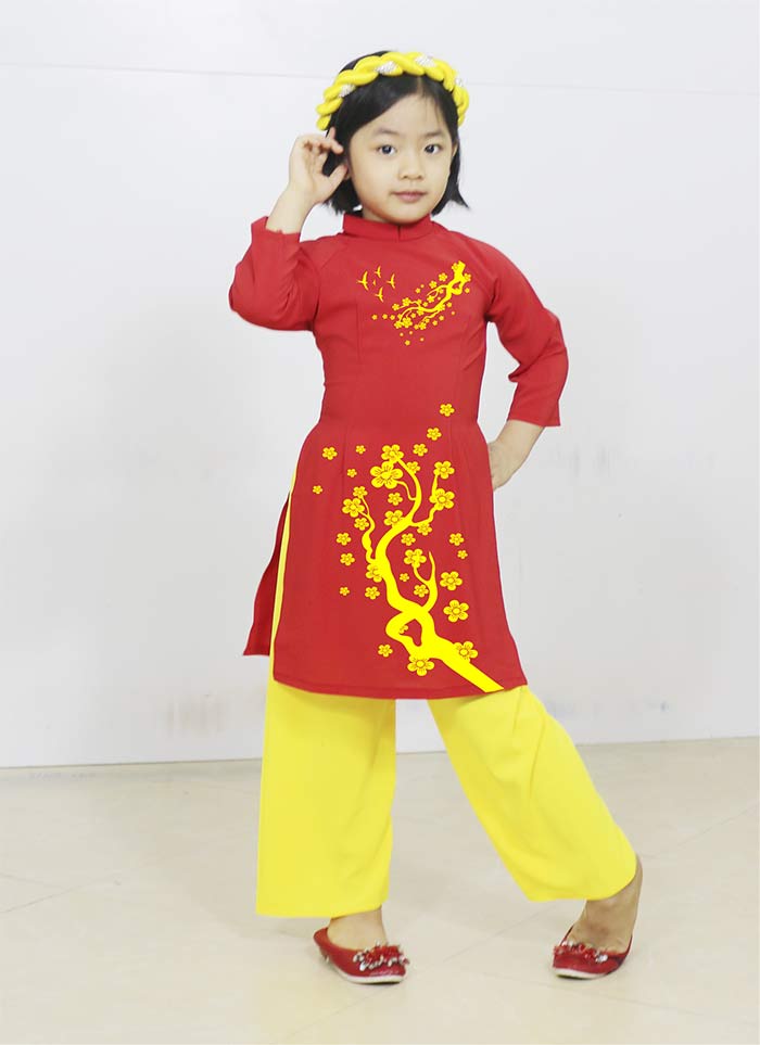Áo dài Tết cho trẻ em | Ao dai dong phuc