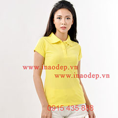 Áo phông polo nữ - Màu vàng