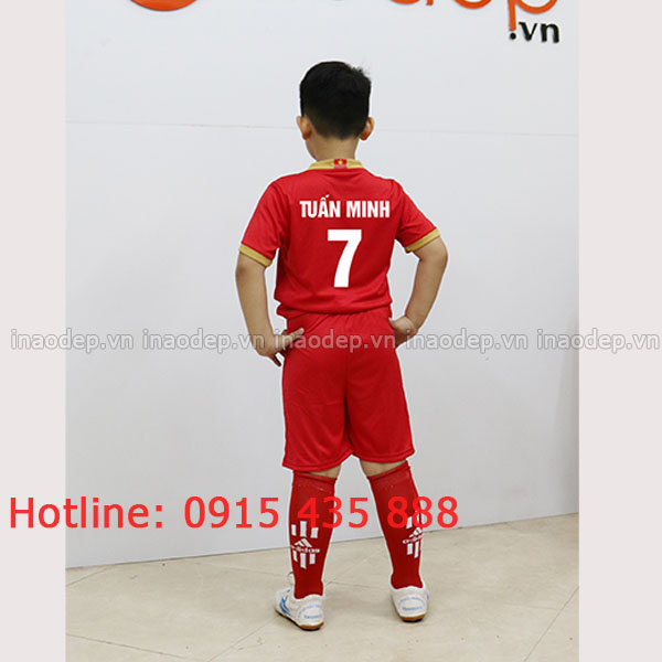 In áo bóng đá Tuấn Minh