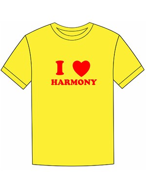 In áo phông Harmony