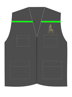 In áo gile đồng phục Công ty TNHH đầu tư & xây dựng Long Điền