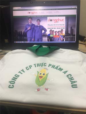 In áo phông Công ty CP thực phẩm Á Châu
