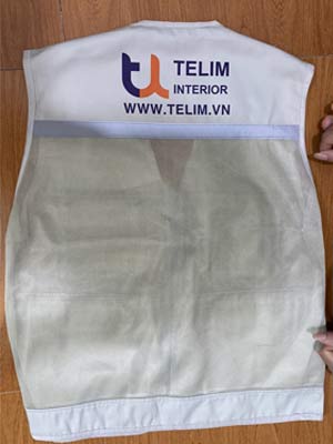 In áo gile đồng phục Công ty Telim Interior