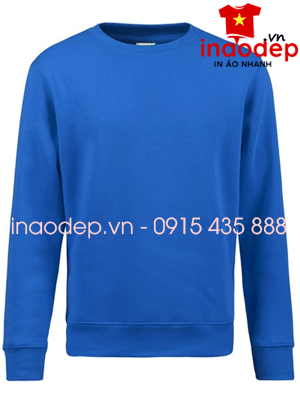 Áo sweater (Áo nỉ sweater) màu xanh dương