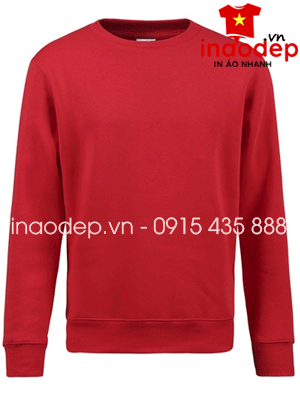 Áo sweater (Áo nỉ sweater) màu đỏ