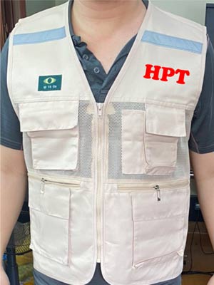 In áo gile đồng phục Công ty HPT