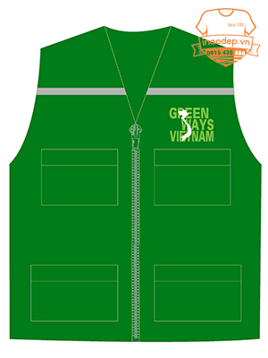 In áo gile Công ty Green Ways VietNam