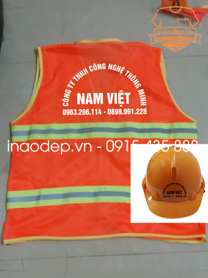 In áo gile Công ty TNHH Công nghệ thông minh Nam Việt