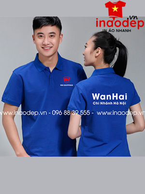 In áo phông Công ty WanHai Chi nhánh Hà Nội