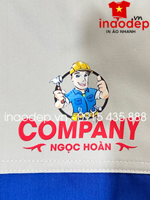 In áo bảo hộ Công ty Ngọc Hoàn