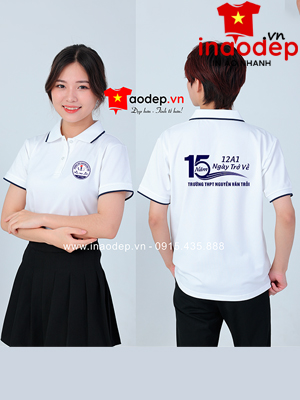 In áo Lớp 12A1 Trường THPT Nguyễn Văn Trỗi kỉ niệm 15 năm