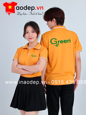 In áo phông đồng phục Green