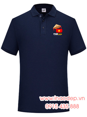 In áo phông THBLaw cùng hình nón lá - lá cờ đỏ