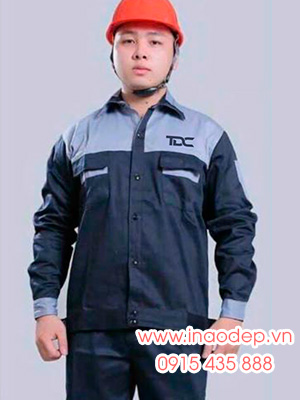 In đồng phục bảo hộ Công ty TDC