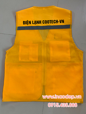 In áo gile Công ty Điện lạnh Cootech-vn