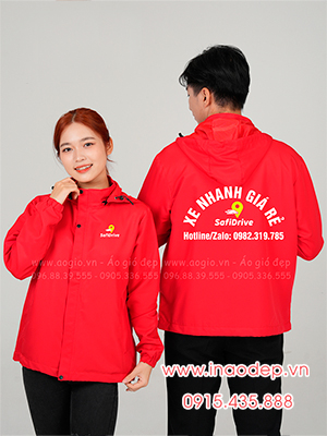 In áo gió đồng phục Xe nhanh giá rẻ
