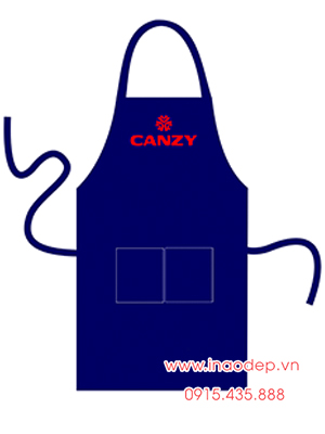 In tạp dề đồng phục Canzy