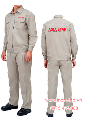 In đồng phục bảo hộ Công ty Công nghệ & Giải pháp Asia Star