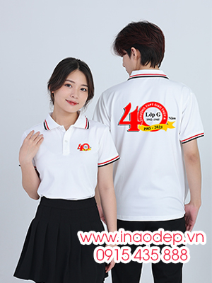 In áo Lớp G Trường THPT Giao Thủy A niên khóa 1982-1985 kỉ niệm 40 năm 