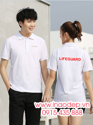 In áo phông đồng phục BPmax Lifeguard