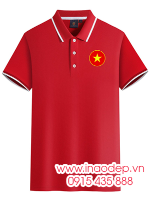 In áo phông In hình lá cờ đỏ sao vàng