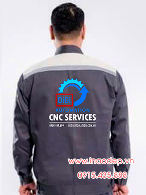 In đồng phục bảo hộ Digi Automation CNC Services