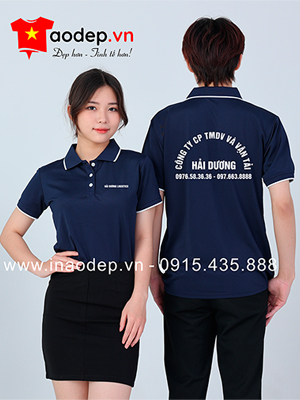 In áo phông Công ty CP TMDV và vận tải Hải Dương
