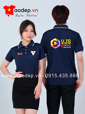 In áo phông đồng phục VJS Media LiveStream