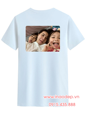 In ảnh gia đình lên áo