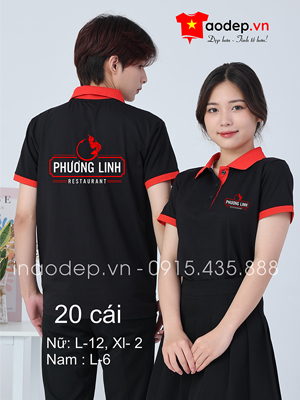 In áo phông Nhà hàng Phương Linh