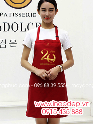 In tạp dề Nguyên Đình Catering 20 năm 2005-2025