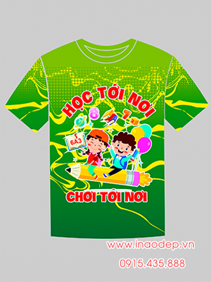 In áo Lớp 6A3 Học tới nơi Chơi tới nơi