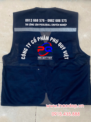 In áo gile Công ty Cổ phần Phú Quý Việt
