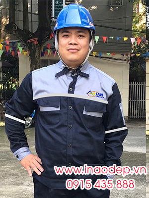 In đồng phục bảo hộ Công ty CP XD Điện và TMDV ASIAN