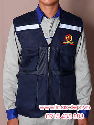 In áo gile đồng phục Công ty Hải Đại Phát