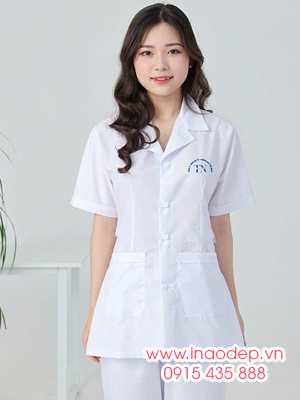 In đồng phục y tế Công Ty TNHH Đầu Tư - Thương Mại Tiến Ngân