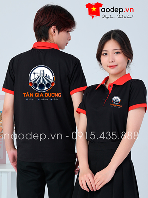 In áo phông đồng phục Tân Gia Dương