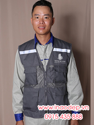 In áo gile Công ty Minh Quang