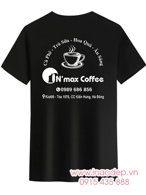 In áo phông Quán N’Max Coffee