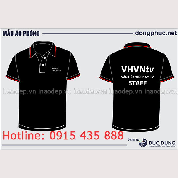 In áo công ty VHVNtv Staff | In ao cong ty
