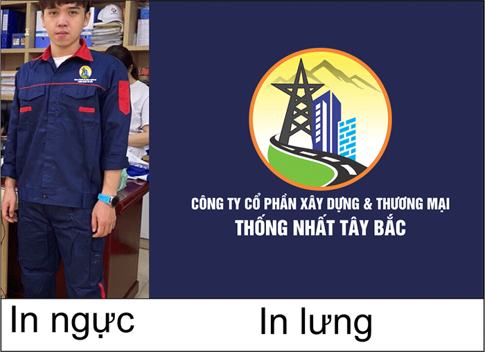 In đồng phục bảo hộ Công ty CP xây dựng & thương mại thống nhất Tây Bắc | In dong phuc bao ho