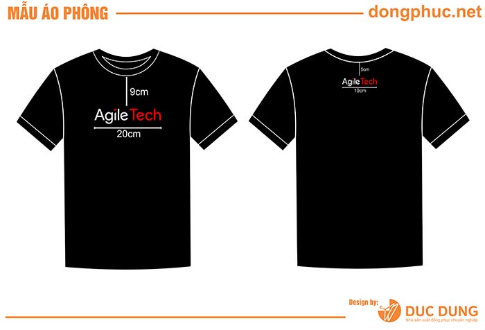 In áo phông công ty Agiletech | In ao phong dong phuc