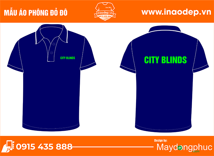 In áo phông công ty City Blinds | In ao phong dong phuc