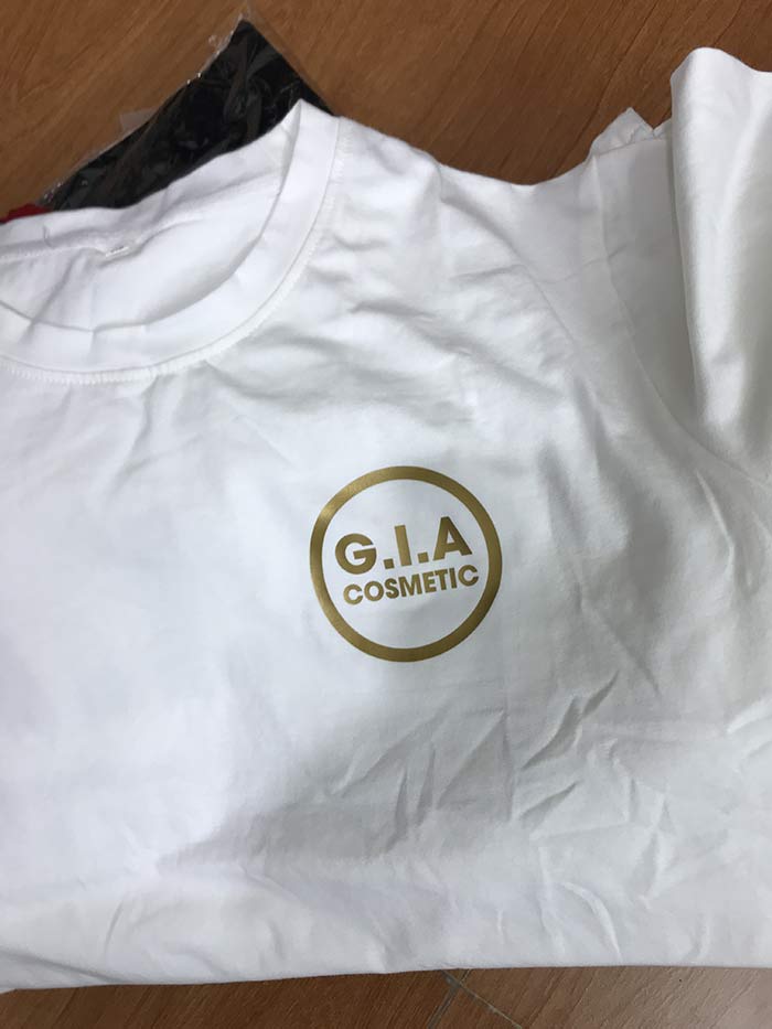 In áo phông Công ty G.I.A Comestic | In ao phong dong phuc