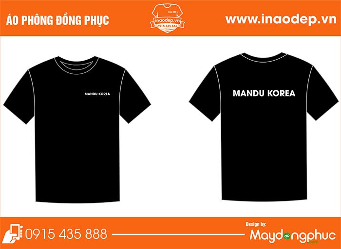 In áo phông Công ty Mandu Korea | In ao phong dong phuc